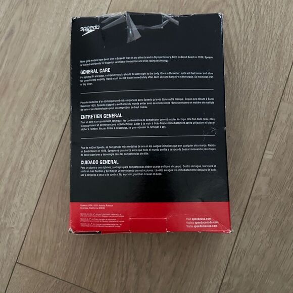 Speedo Women's Solid Pro LT Swimsuit, Size 12/38, Black, NWOT Box - Picture 7 of 9